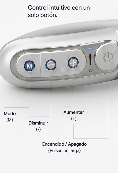 Masajeador Cervical EMS con Calor | CERVIA™ NeckFlow