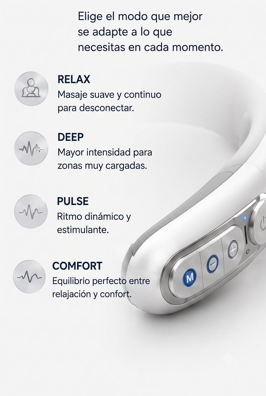 Masajeador Cervical EMS con Calor | CERVIA™ NeckFlow