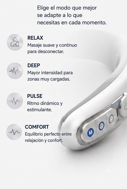 Masajeador Cervical EMS con Calor | CERVIA™ NeckFlow